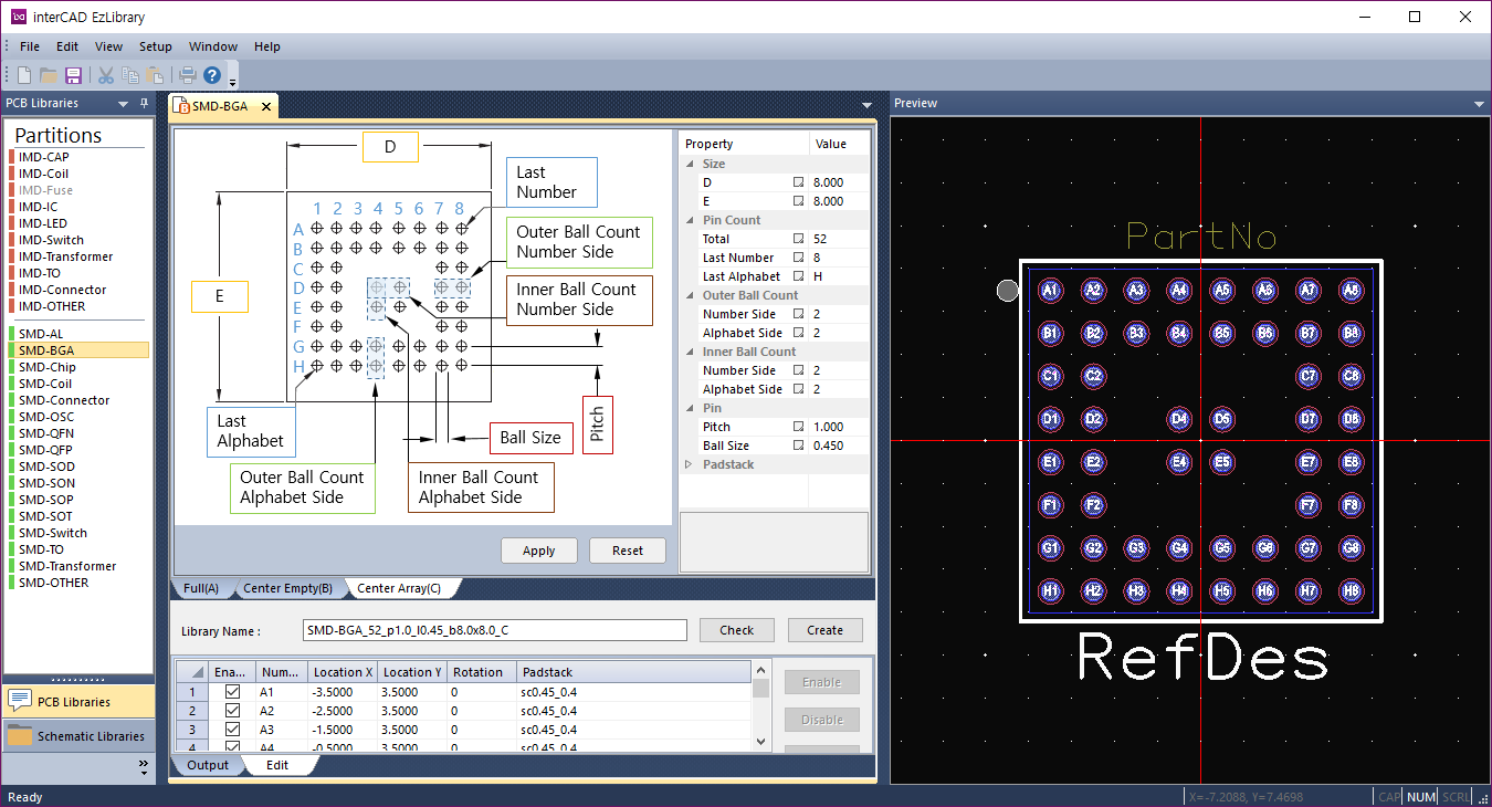 interCAD® EzLibrary 설명이미지